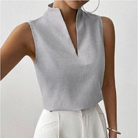Fashionable V-neck Street-style Trendy Personalized Sexy Chic Slim-fit Top