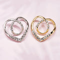 Love Scarf Buckle Clothes Corner Knot Buckle ShirtT-shirt Retaining Ring