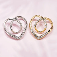 Love Scarf Buckle Clothes Corner Knot Buckle ShirtT-shirt Retaining Ring