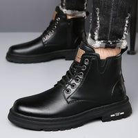 British Martin Boots Thick Bottom Outdoor Hiking Workwear Men