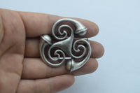 Retro Horseshoe Brooch Fashion Denim Pin