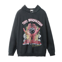Men's Old Washed Hooded Sweater