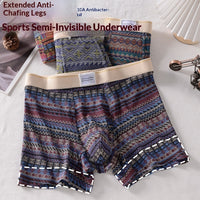 10A Mens Breathable Antibacterial, Trendy Cotton Underwear For Sports