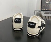 Baby Canvas Running Shoes, Spring & Autumn New Arrivals, Boys & Girls Sneakers, Toddler White Casual Shoes, Infant Soft Sole First Walking Shoes