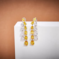 Double-layer Waterdrop Earrings 18K Gold-plated