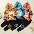 Korean Style Children's Hooded Sweater Trousers Suit