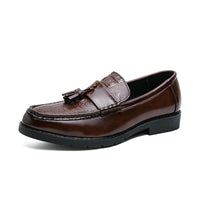 Personalized Tassel Pointed Toe New Fashion Leather Casual Shoes