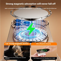 Magic Claw Shell Metal Phone Case Magnetic Suction Rotating Bracket Protective Sleeve
