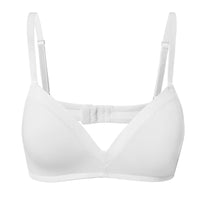Push Up Comfort Pure Color Mesh Backless Bra