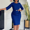 Slim-fit Elegant Figure-hugging African-style Dress