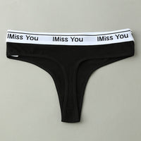 Thong Women's Cotton Seamless Low-rise Women's T Pants Sexy