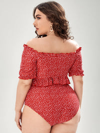 Women's Plus Size Split Bikini