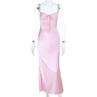 Lace-patchwork Figure-hugging Womens Dress