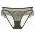 Women Breathable Plain Weave Spandex Panties