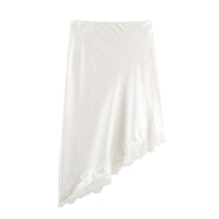 Elegant Silk-textured Skirt For Women
