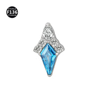 Versatile Minimalist Kite-shaped Rhombus Earring Studs