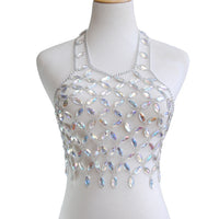 Colorful Acrylic Vest Multi Layer Pendant Body Dress Chain