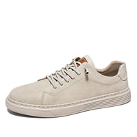 Men's Shoes Cowhide Board Shoes British Low-top