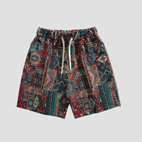 Beach Floral Shorts Men's Couple