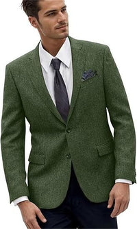 Retro Mens Jacket Slim-Fit Sporty Business Suit Casual Outerwear