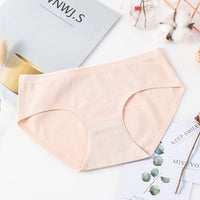 Mid Waist Girl Cotton Seamless Ladies Breathable Plus Size Triangle Shorts
