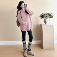 Stylish Casual Loose-fitting Mid-length Sweater
