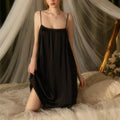 Womens Sheer Thin Backless Cami Slip Dress For A Sultry Dreamy Look