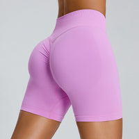 Seamless Yoga Shorts Women's Three-point High Waist