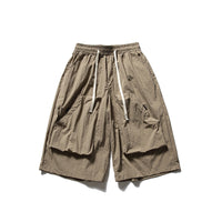 Three-dimensional Large Pocket Shorts Japanese-style Retro