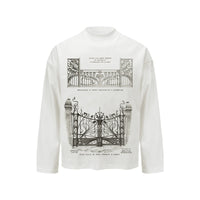 Spring And Autumn Pure Cotton Men And Women Loose Casual Top Long Sleeve