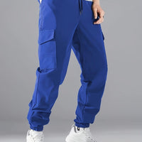 Men's Multi-pocket Workwear Pants High Street