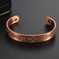 Retro-style Energizing Open-adjustable Pure Copper Magnetic Bracelet