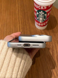 Electroplated Silver Phone Case In Europe And America