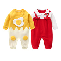 2 Pieces Of Newborn Baby Female Romper Jumpsuit