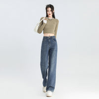 Women's American-style Retro Wide Leg Jeans
