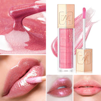Makeup Hyaluronic Acid Water Light Shimmer Sequins Lip Lacquer