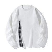 American Versatile And Simple Knitted Sweater With Long Sleeves
