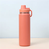 Dopamine Color Scheme Fitness Yoga Water Bottle 710ml Large Capacity Stainless Steel Portable Insulation