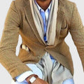 Men's Digital-Print Western-Style Fashion Suit Jacket