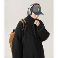 Japanese-style Retro Turtleneck Cardigan Sweater Men's Autumn And Winter Idle Style