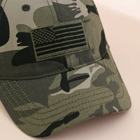 European And American Fashion Embroidered American Flag Baseball Cap With Soft Top, Wide Brim, Adjustable Sunshade, Baseball Cap Suitable For Outdoor Outings