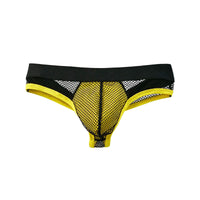 Men's Fishnet T-back Thin Belt