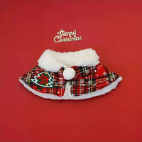Cat Christmas Cloak Dog Shawl Pet Warm Scarf