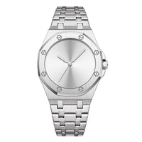 Simple  Smooth-surface  Octagonal   Waterproof Quartz Mens Watch