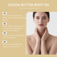 Rich Fragrant Body Oil Infused With Cocoa Butter