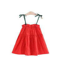 Summer Girls' Cotton Suspender Skirt
