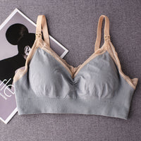 Lace Edge Maternity Breastfeeding Underwear Without Steel Ring