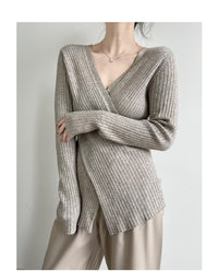 Women's Spring And Autumn Design Sweater Base Ride Top