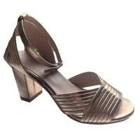 Summer Fashion High Heel Round Toe Women's Shoes Large Size Open Toe Breathable Sandals