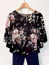 Fashion Round Neck Shirt With Half Sleeve Loose Women's Shirt